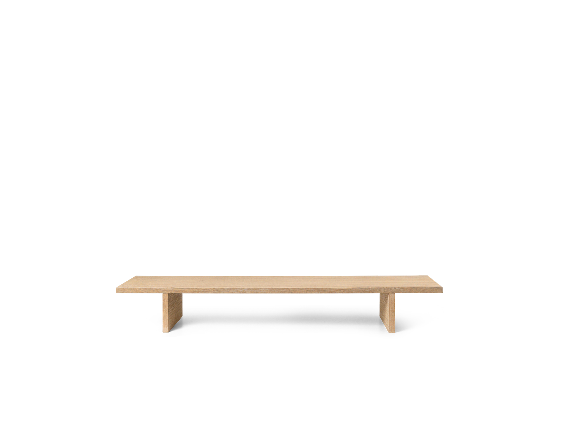 Kona Display Table - Natural Oak Veneer