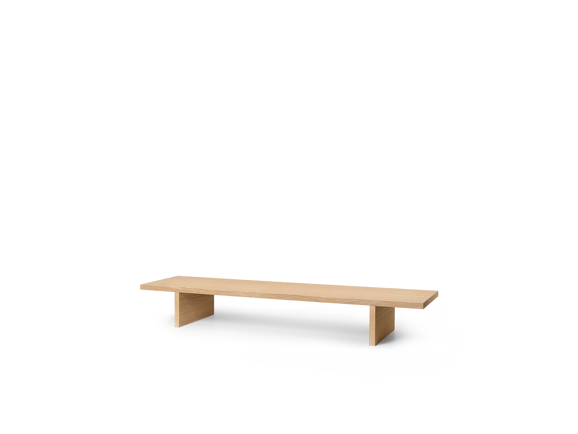 Kona Display Table - Natural Oak Veneer