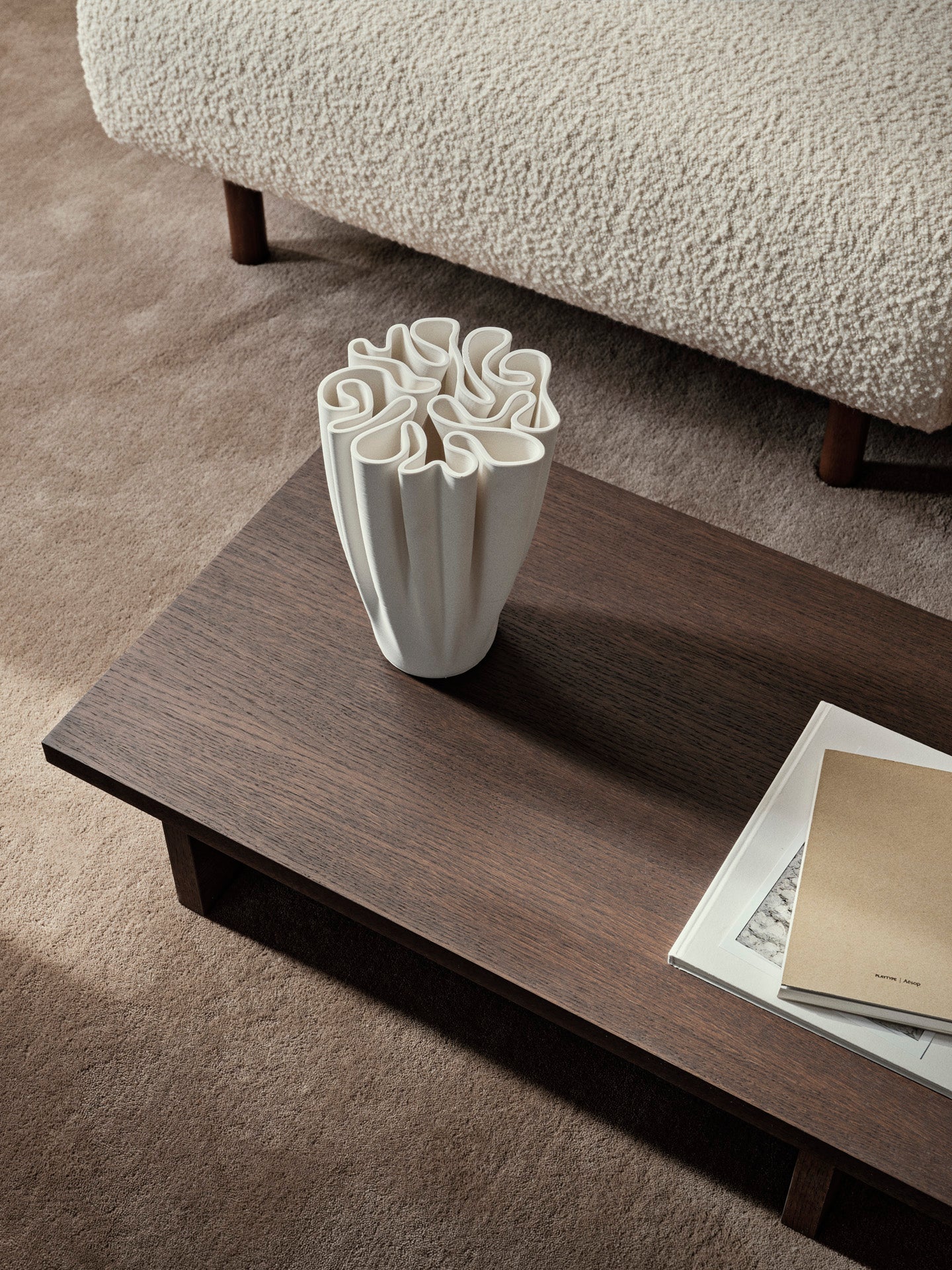Kona Low Table - Dark Stained Oak