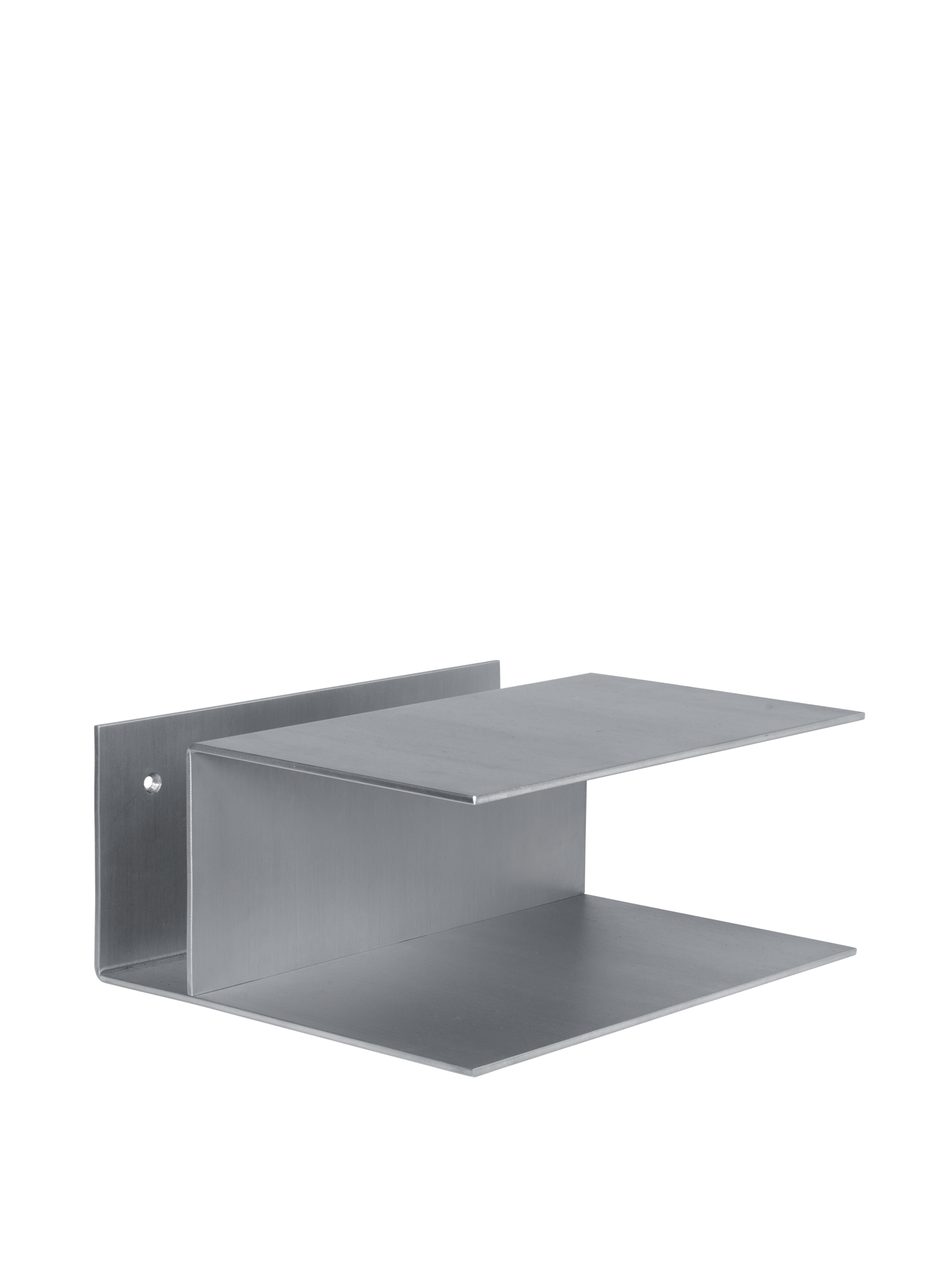 Lager Bedside Table - Aluminium