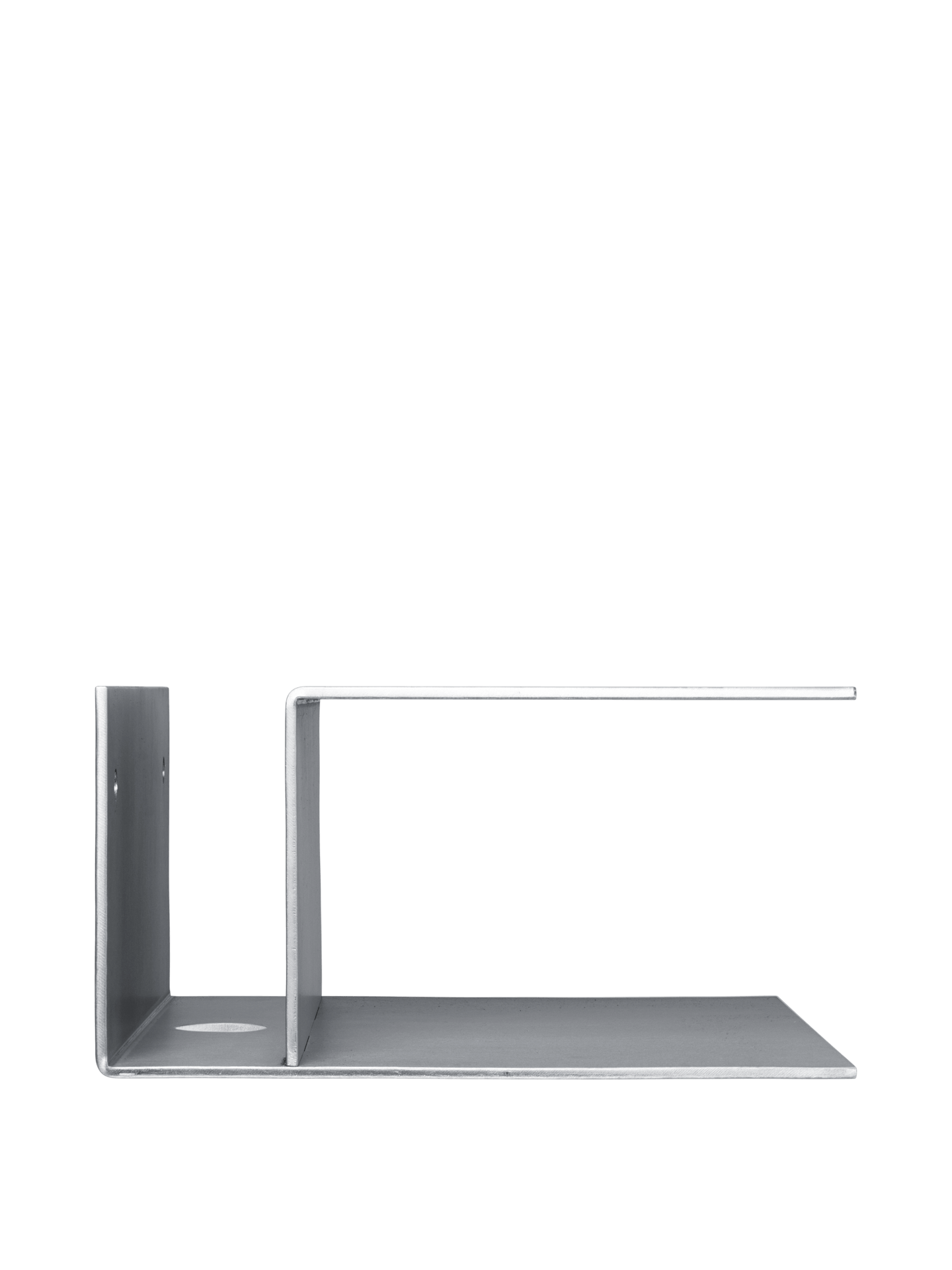 Lager Bedside Table - Aluminium
