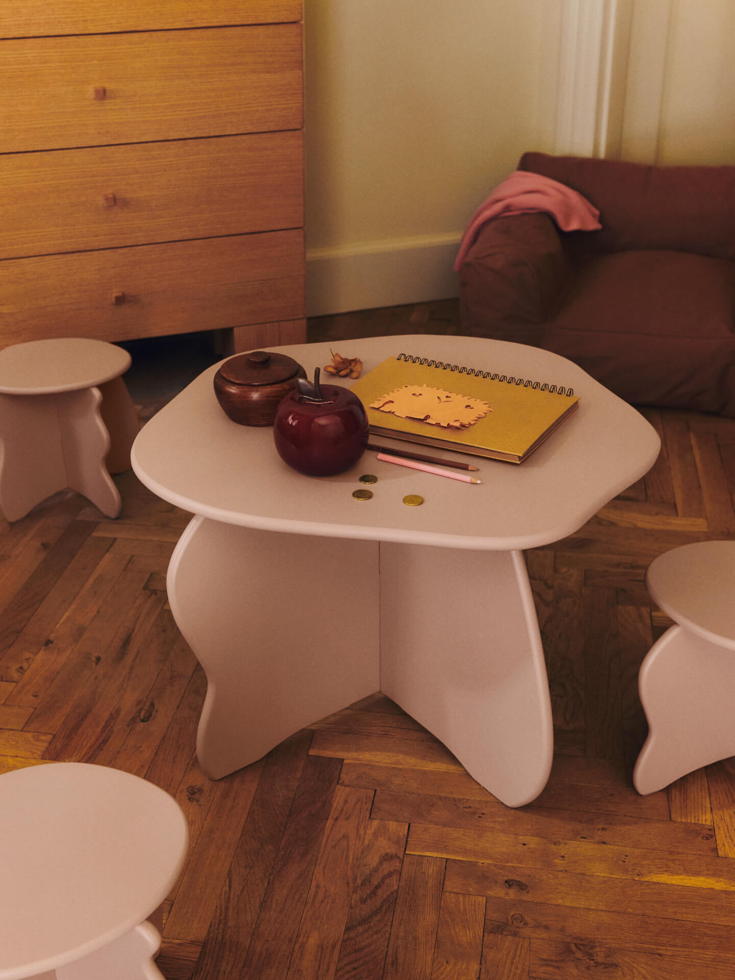 Slope Table - Rose