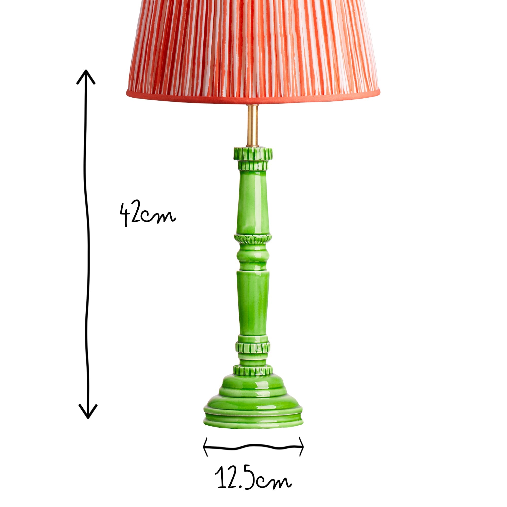 Mavis table lamp in green