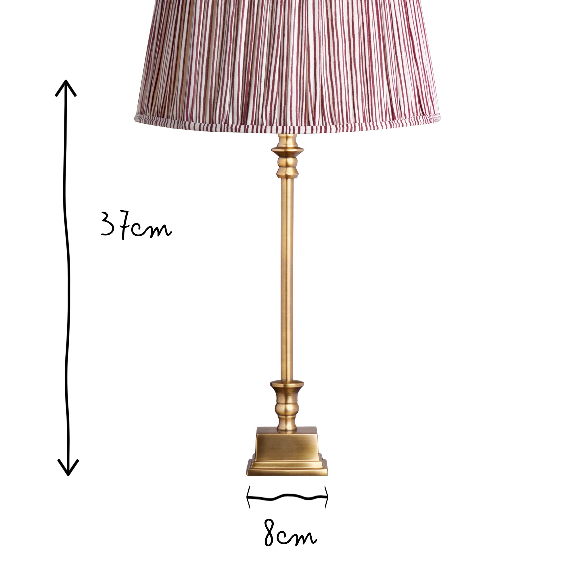 Oisin table lamp in antique brass finish