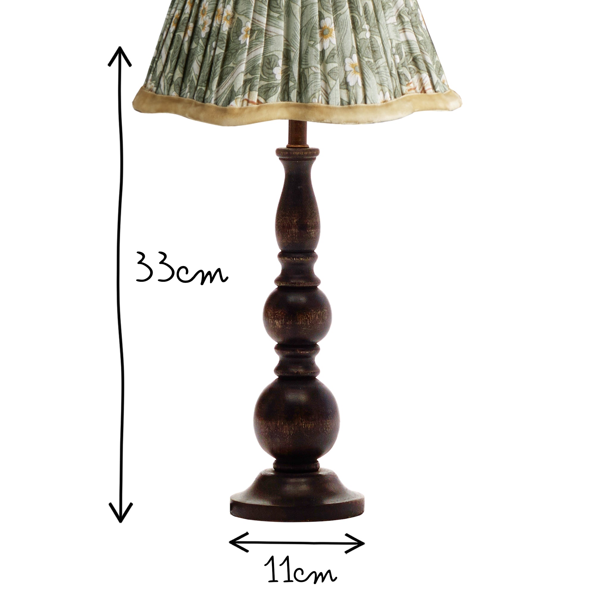 Smaller Otto table lamp in black