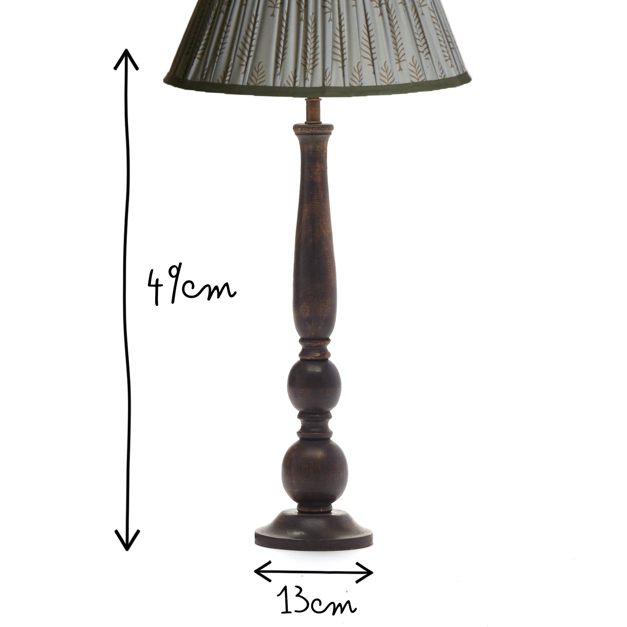 Larger Otto table lamp in black