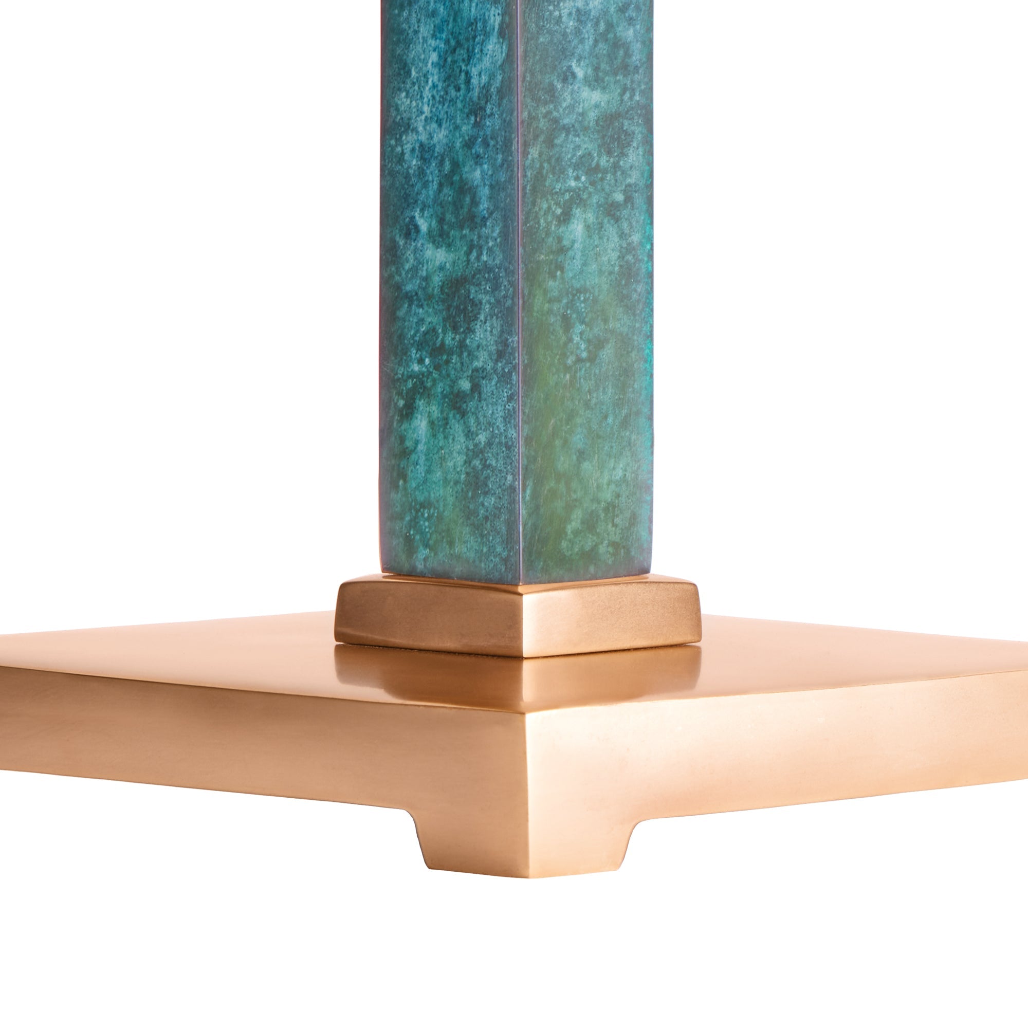 Ramsey table lamp in green