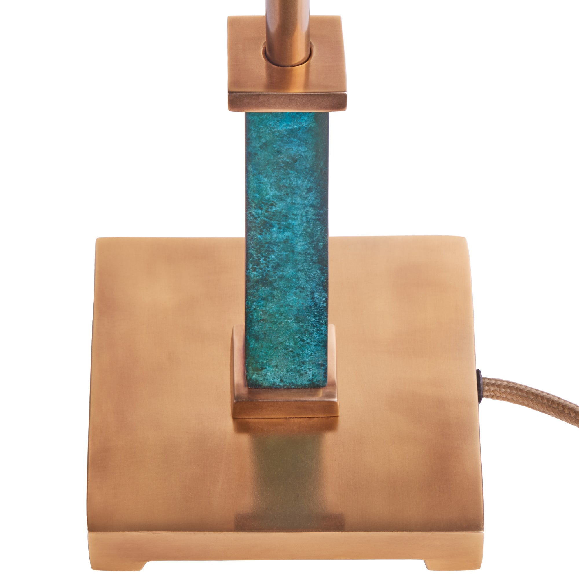 Ramsey table lamp in green