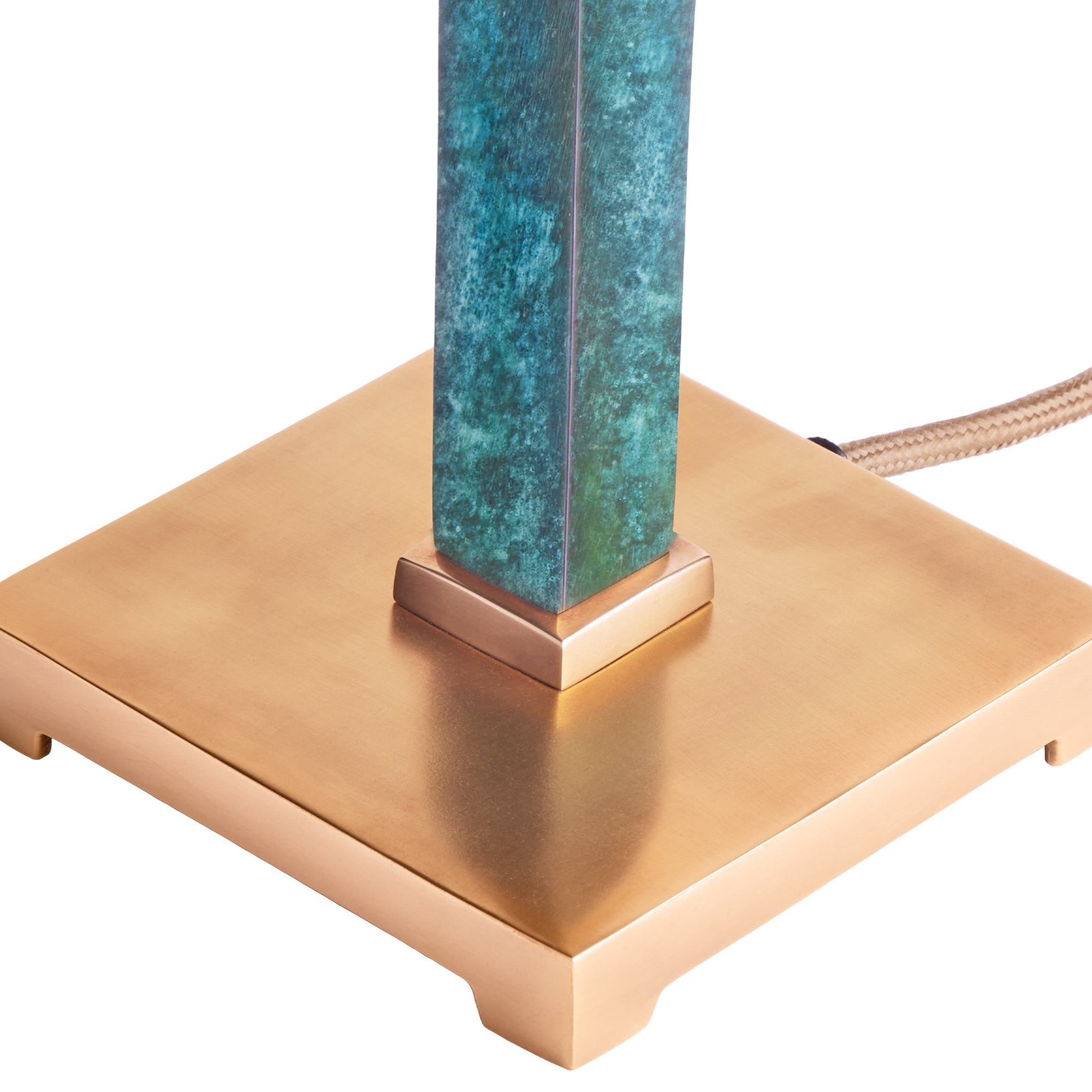 Ramsey table lamp in green
