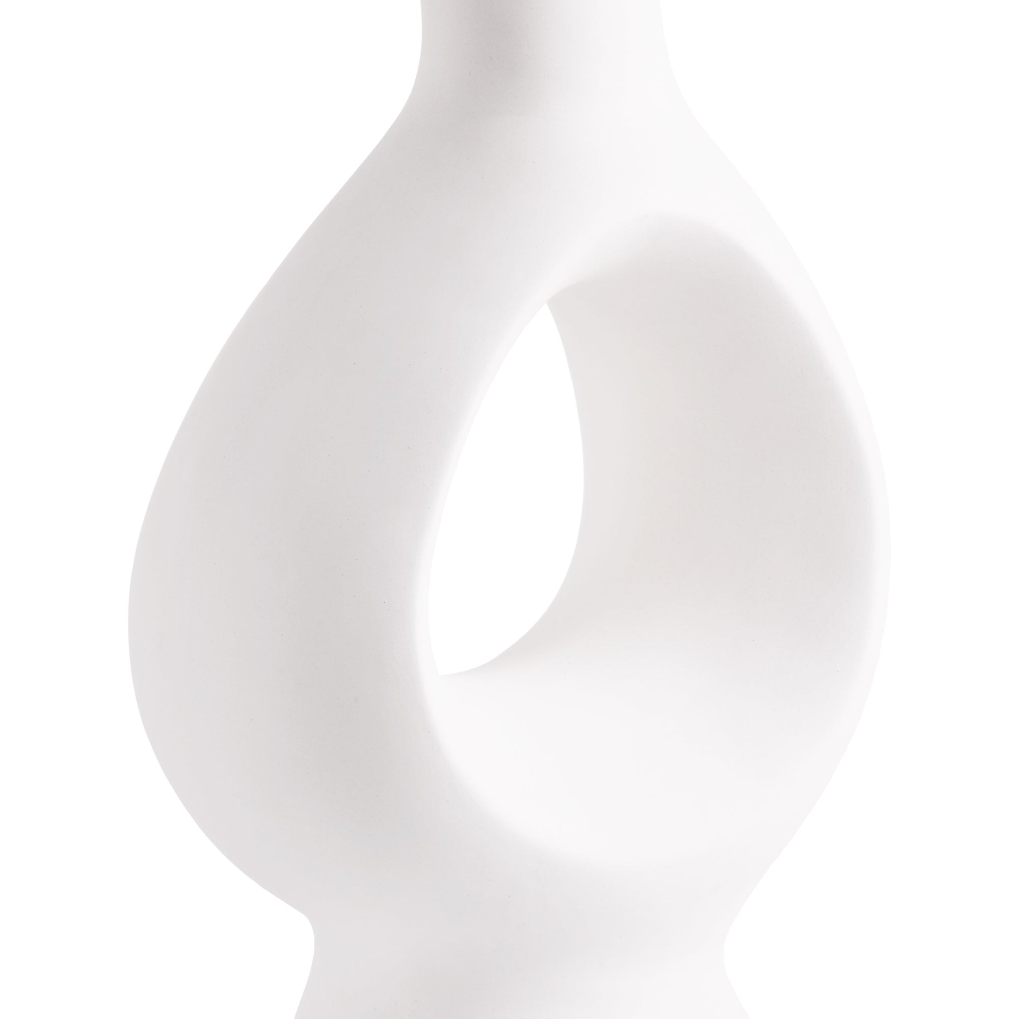 Sacha table lamp in matte white