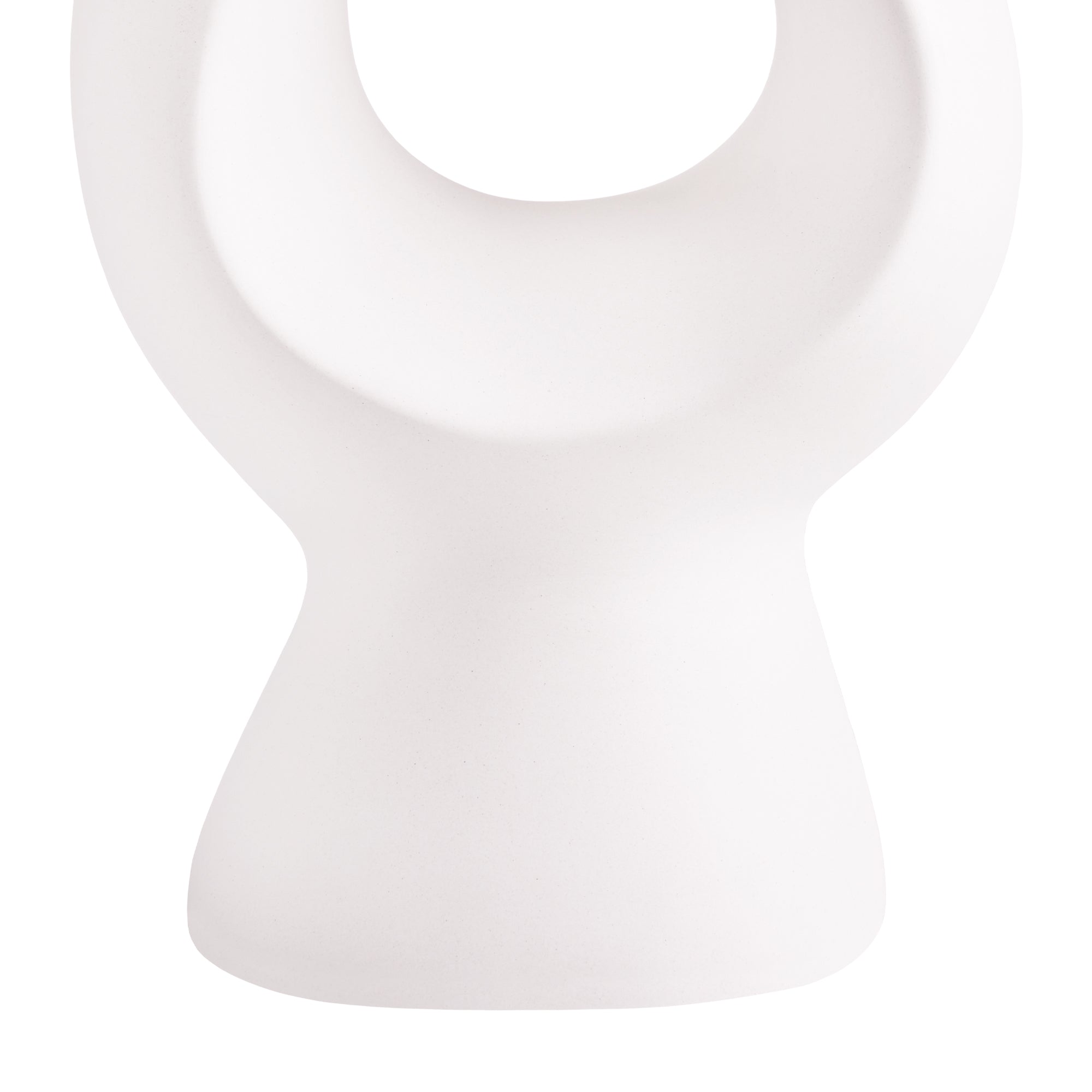 Sacha table lamp in matte white