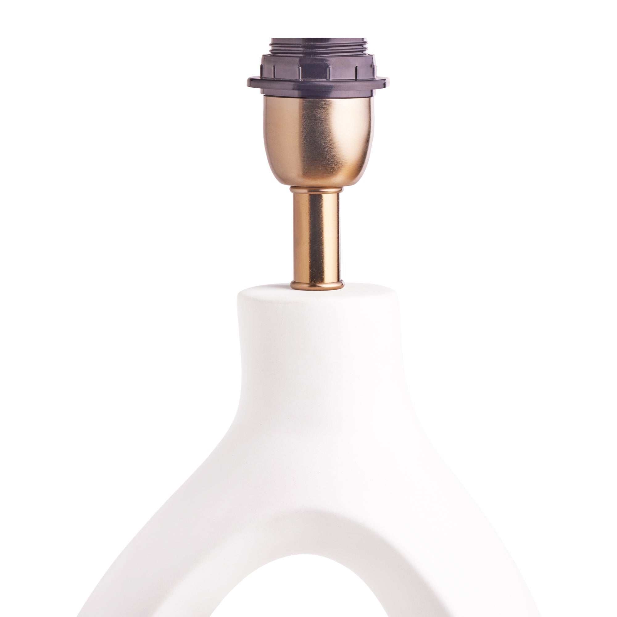 Sacha table lamp in matte white