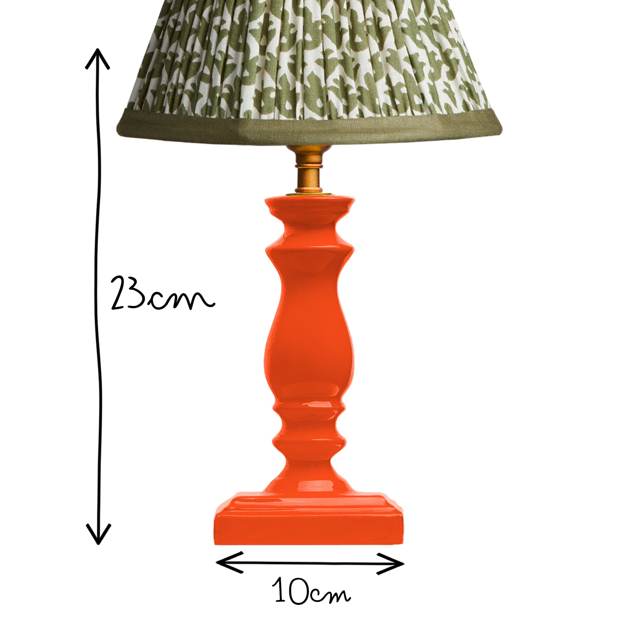 Wilma table lamp in orange