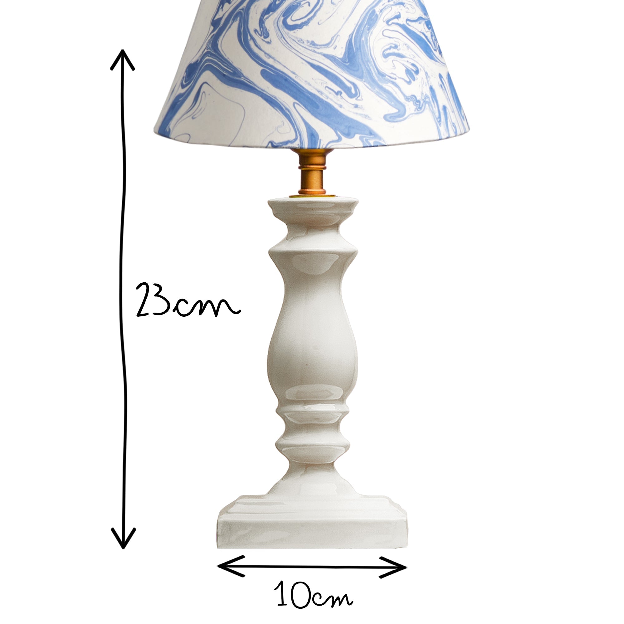 Wilma table lamp in white