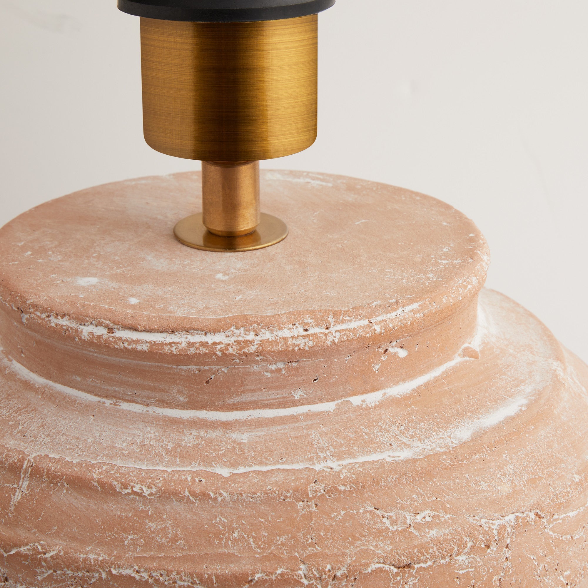 Smaller Ambrose Table Lamp in Natural Terracotta