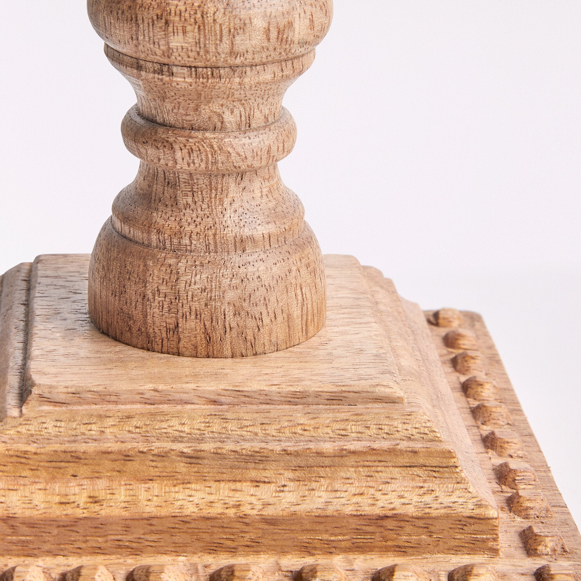 Hera table lamp in lightly waxed