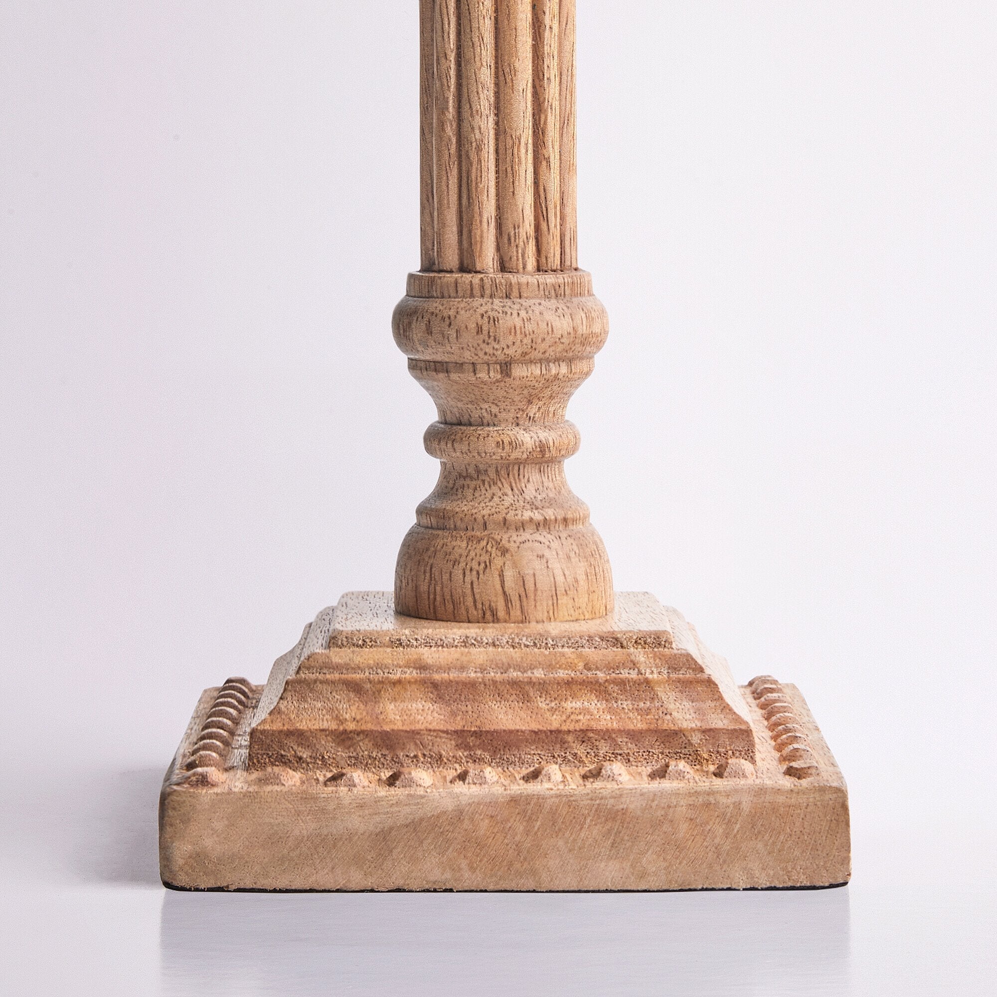 Hera table lamp in lightly waxed