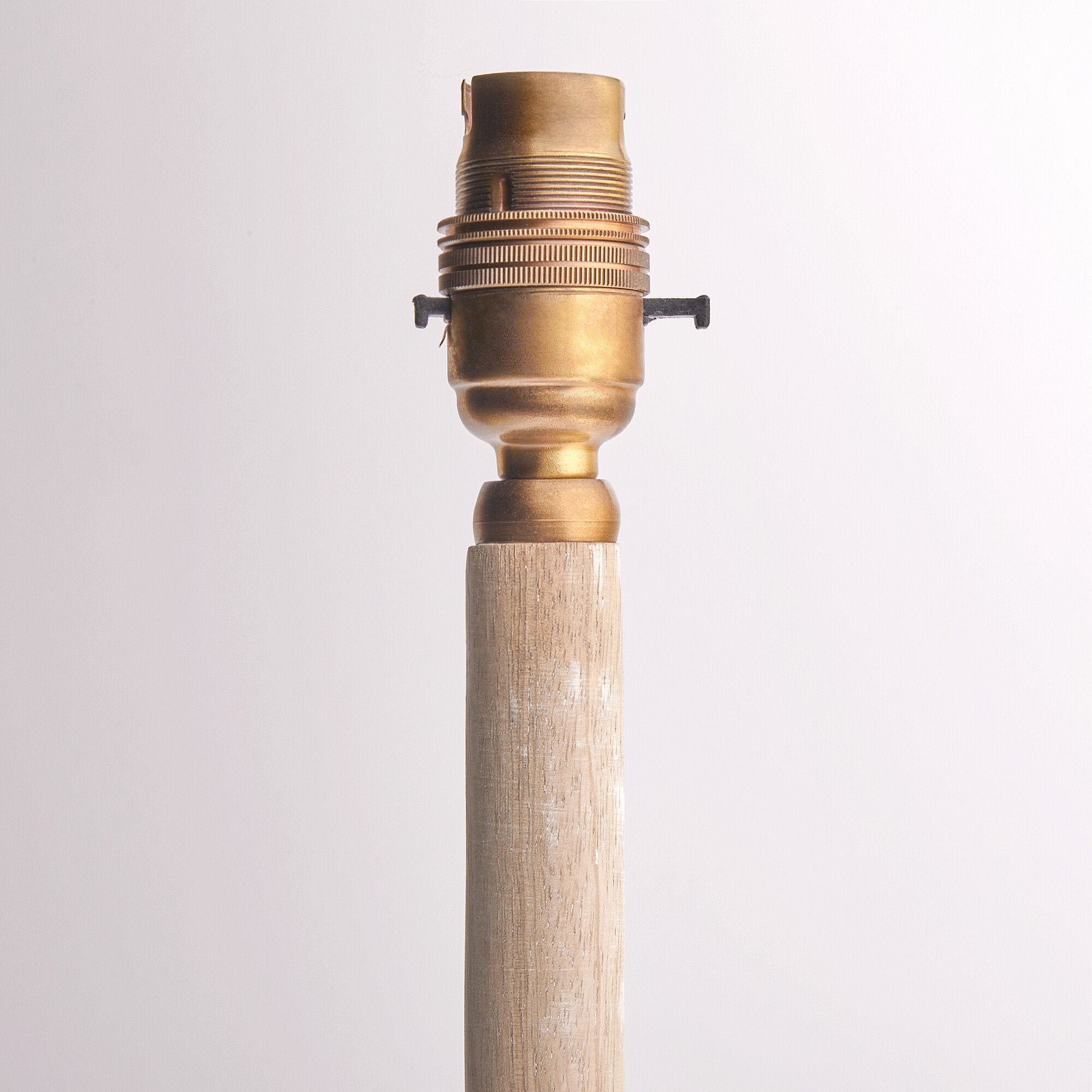 Paolo table lamp in natural whitewash
